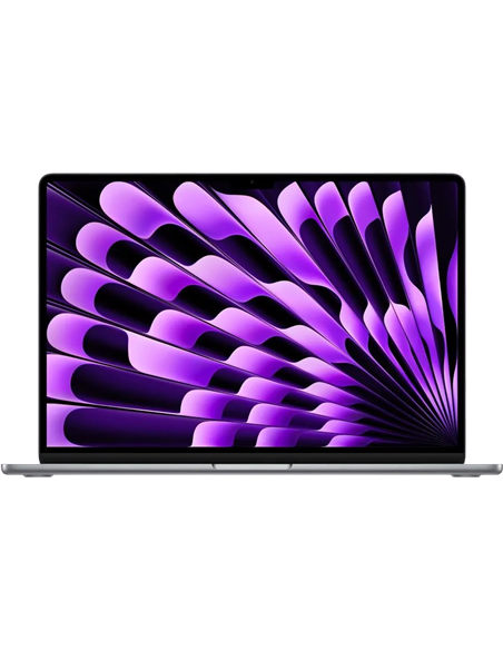 Ноутбук 15,3" Apple MacBook Air A3114, Space Grey, M3 with 8-core CPU and 10-core GPU, 24Гб/512Гб, macOS Sequoia