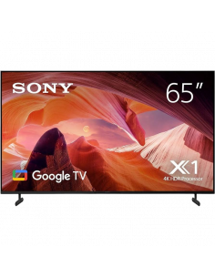 65" LED SMART Телевизор SONY KD65X80LAEP, 3840x2160 4K UHD, Google TV, Чёрный