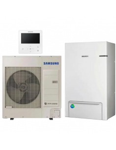 Тепловой насос воздух-вода Samsung EHS TDM Plus, R-410A, 9кВт.ч, AE090MXTPEH+AE090MNYDEH
