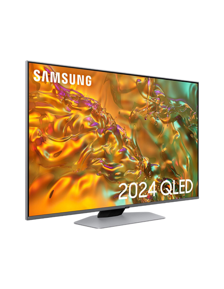 50" QLED SMART TV Samsung QE50Q80DAUXUA, 3840x2160 4K UHD, Tizen 8.0, Argintiu 50" QLED SMART TV Samsung QE50Q80DAUXUA, 3840x2160 4K UHD, Tizen 8.0, Argintiu