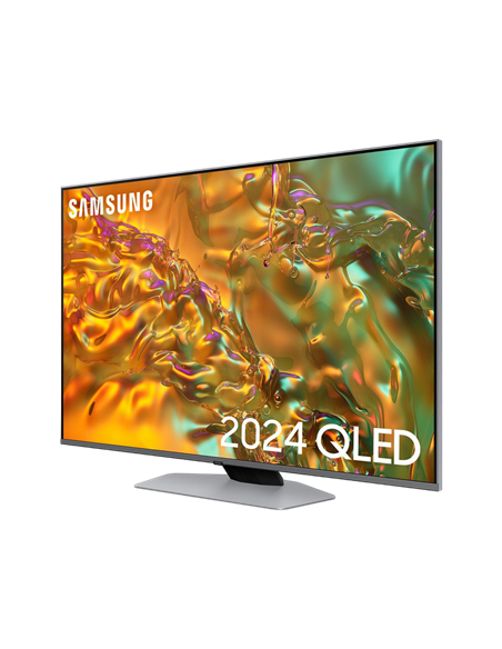 50" QLED SMART TV Samsung QE50Q80DAUXUA, 3840x2160 4K UHD, Tizen 8.0, Argintiu 50" QLED SMART TV Samsung QE50Q80DAUXUA, 3840x2160 4K UHD, Tizen 8.0, Argintiu