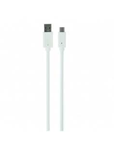 Кабель для зарядки и синхронизации Cablexpert CCP-USB3-AMCM-1M-W , USB Type-A/USB Type-C, 1м, Белый