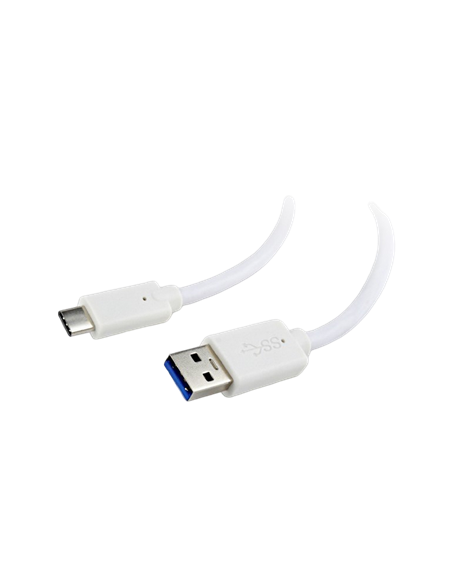 Cablu încărcare și sincronizare Cablexpert CCP-USB3-AMCM-1M-W , USB Type-A/USB Type-C, 1m, Alb