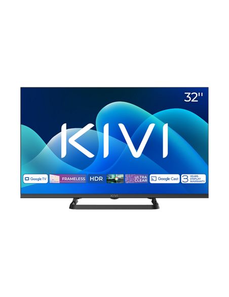 32" LED SMART TV KIVI 32H710QB +PULT!, 1366x768 HD, Google TV, Negru 32" LED SMART TV KIVI 32H710QB +PULT!, 1366x768 HD, Google TV, Negru