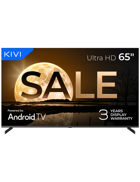 65" LED SMART Телевизор KIVI 65U710QB, 3840x2160 4K UHD, Google TV, Чёрный 65" LED SMART Телевизор KIVI 65U710QB, 3840x2160 4K UHD, Google TV, Чёрный