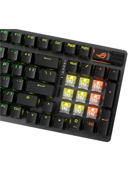 Tastatură ASUS ROG Strix Scope II 96, Cu fir / Fără fir, Negru