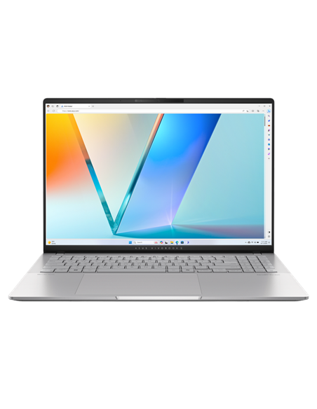 Ноутбук 16" ASUS Vivobook S 16 OLED M5606WA, Cool Silver, AMD Ryzen AI 9 365, 24Гб/1024Гб, Без ОС