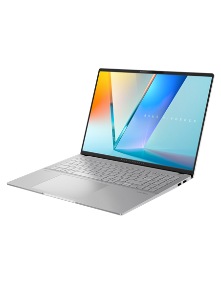 Laptop 16" ASUS Vivobook S 16 OLED M5606WA, Cool Silver, AMD Ryzen AI 9 365, 24GB/1024GB, Fără SO