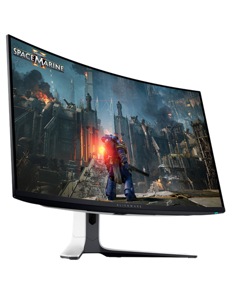 32" Monitor Gaming DELL AW3225QF, QD OLED 3840x2160 4K UHD, Negru | Alb