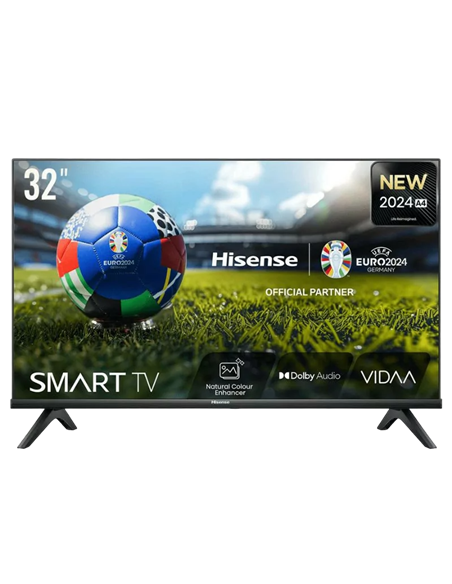 32" LED SMART TV Hisense 32A4N, 1366x768 HD, VIDAA U7.0, Negru 32" LED SMART TV Hisense 32A4N, 1366x768 HD, VIDAA U7.0, Negru