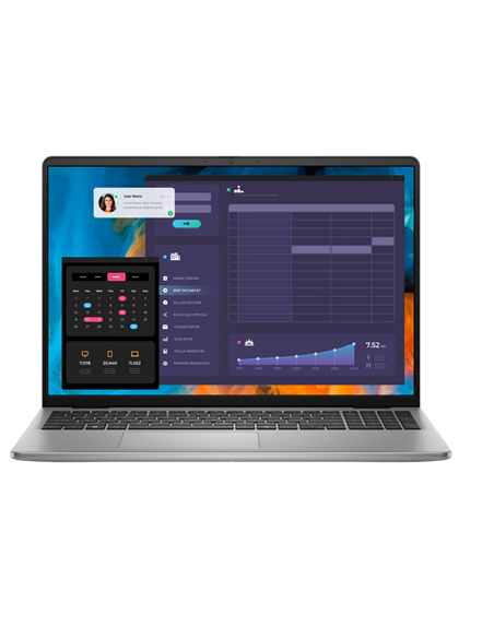 Ноутбук для бизнеса 16" DELL Vostro 5640, Титаново-Серый, Intel Core i5-1334U, 16Гб/1024Гб, Linux Ubuntu