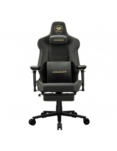 Игровое кресло Cougar Armor EVO M, Искусственная кожа, Черный | Золотистый