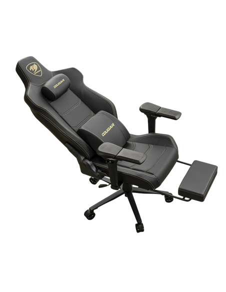 Игровое кресло Cougar Armor EVO M, Искусственная кожа, Черный | Золотистый