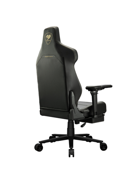 Игровое кресло Cougar Armor EVO M, Искусственная кожа, Черный | Золотистый