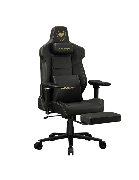 Игровое кресло Cougar Armor EVO M, Искусственная кожа, Черный | Золотистый