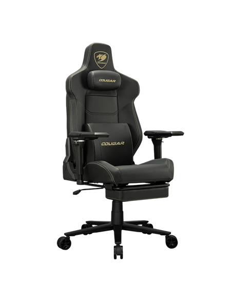 Scaun Gaming Cougar Armor EVO M, PU Piele, Negru | Auriu