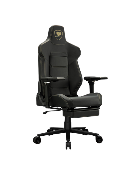 Игровое кресло Cougar Armor EVO M, Искусственная кожа, Черный | Золотистый