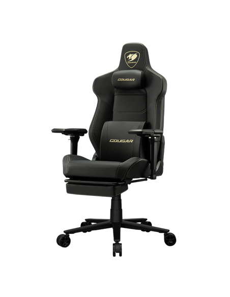 Игровое кресло Cougar Armor EVO M, Искусственная кожа, Черный | Золотистый