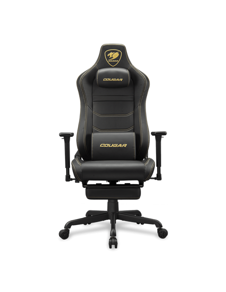 Игровое кресло Cougar Armor EVO S, Искусственная кожа, Черный | Золотистый