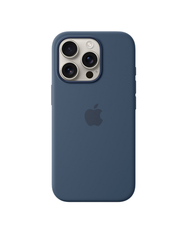 Чехол Apple iPhone 16 Pro Silicone Case with MagSafe, Denim