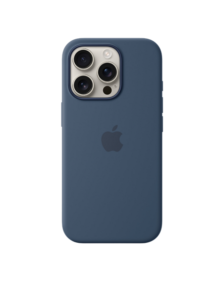 Чехол Apple iPhone 16 Pro Silicone Case with MagSafe, Denim