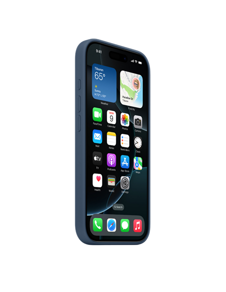 Чехол Apple iPhone 16 Pro Silicone Case with MagSafe, Denim