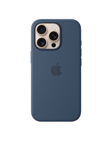 Чехол Apple iPhone 16 Pro Silicone Case with MagSafe, Denim