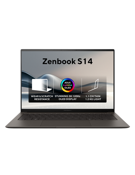 Ноутбук 14" ASUS Zenbook S 14 OLED UX5406SA, Zumaia Gray, Intel Core Ultra 7 258V, 32Гб/1024Гб, Windows 11 Home Ноутбук 14" ASUS Zenbook S 14 OLED UX5406SA, Zumaia Gray, Intel Core Ultra 7 258V, 32Гб/1024Гб, Windows 11 Home