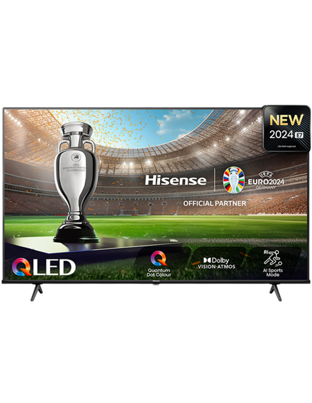 43" QLED SMART TV Hisense 43E7NQ, 3840x2160 4K UHD, VIDAA U7.0, Negru 43" QLED SMART TV Hisense 43E7NQ, 3840x2160 4K UHD, VIDAA U7.0, Negru