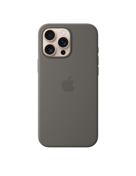 Чехол Apple iPhone 16 Pro Max Silicone Case with MagSafe, Stone Gray