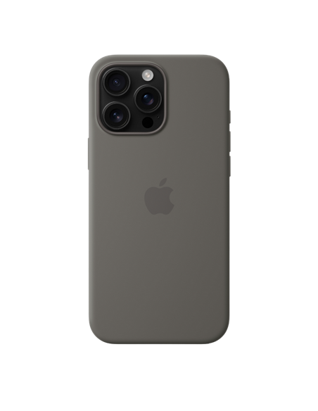 Чехол Apple iPhone 16 Pro Max Silicone Case with MagSafe, Stone Gray