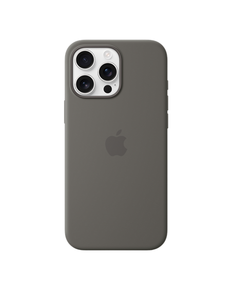 Husă Apple iPhone 16 Pro Max Silicone Case with MagSafe, Stone Gray