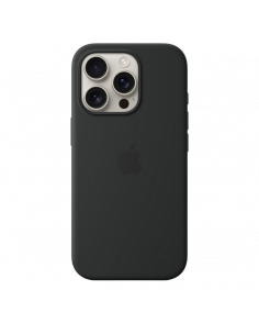 Чехол Apple iPhone 16 Pro Silicone Case with MagSafe, Чёрный
