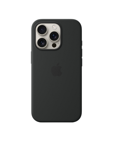 Чехол Apple iPhone 16 Pro Silicone Case with MagSafe, Чёрный