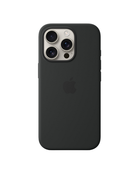 Чехол Apple iPhone 16 Pro Silicone Case with MagSafe, Чёрный