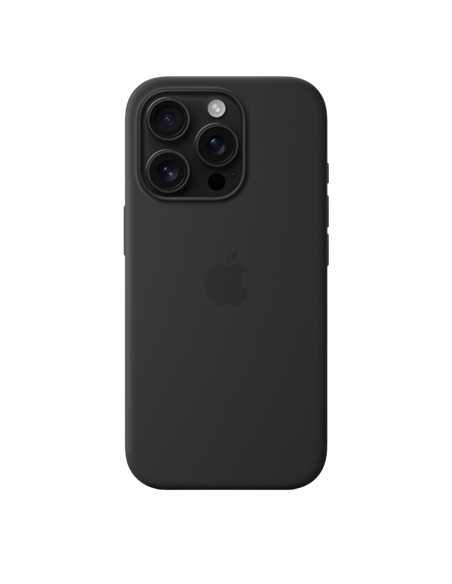 Чехол Apple iPhone 16 Pro Silicone Case with MagSafe, Чёрный