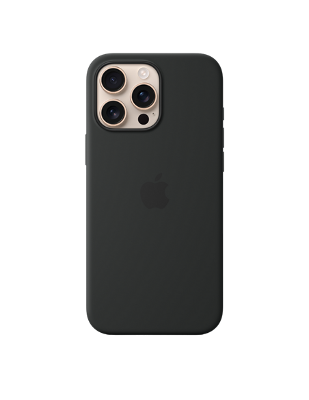 Чехол Apple iPhone 16 Pro Max Silicone Case with MagSafe, Чёрный