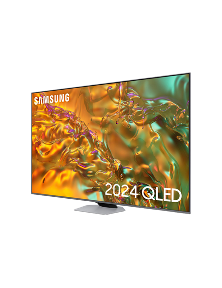 85" QLED SMART TV Samsung QE85Q80DAUXUA, 3840x2160 4K UHD, Tizen 8.0, Argintiu