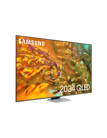 85" QLED SMART TV Samsung QE85Q80DAUXUA, 3840x2160 4K UHD, Tizen 8.0, Argintiu