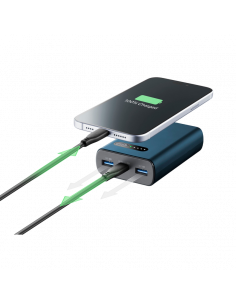 Acumulator extern Cellularline Fast PD 20W, 10000mAh, Verde 2