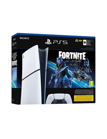 Игровая консоль SONY PlayStation 5 Slim Digital Edition 1TB + Fortnite, Белый