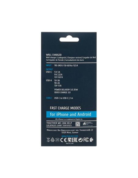 Зарядное устройство Rivacase PS4102 WD4, 20Вт, Белый