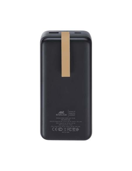 Acumulator extern Rivacase VA1083, 30000mAh, Negru