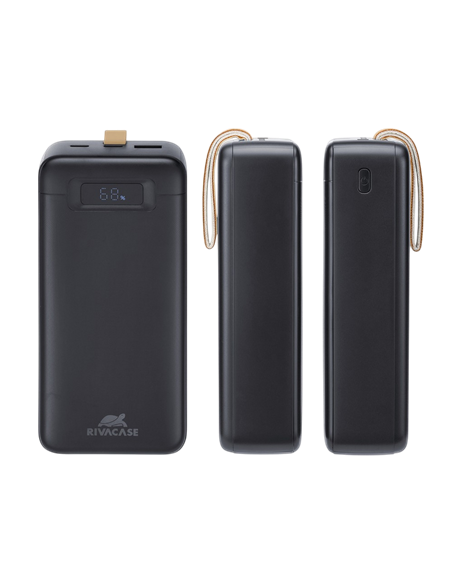 Acumulator extern Rivacase VA1083, 30000mAh, Negru