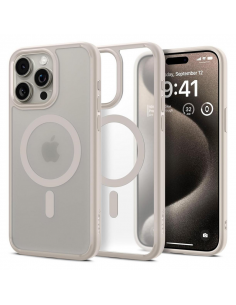 Чехол Spigen iPhone 15 Pro Max Ultra Hybrid Mag, Frost Natural Titanium