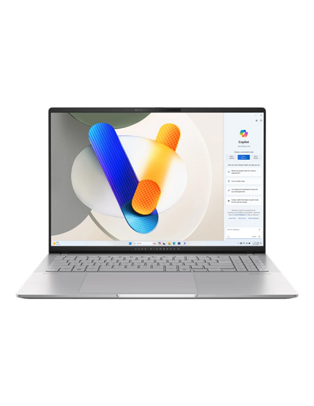 Ноутбук 16" ASUS Vivobook S 16 OLED M5606KA, Cool Silver, AMD Ryzen AI 7 350, 24Гб/1024Гб, Без ОС