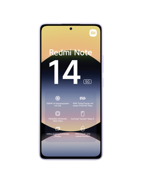 Smartphone Xiaomi Redmi Note 14 5G, 8GB/256GB, Lavender Purple