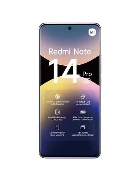 Смартфон Xiaomi Redmi Note 14 Pro 5G, 8Гб/256Гб, Lavender Purple