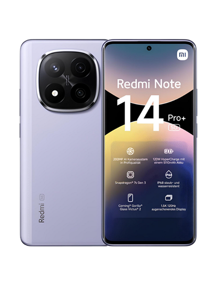 Смартфон Xiaomi Redmi Note 14 Pro+, 12Гб/512Гб, Lavender Purple