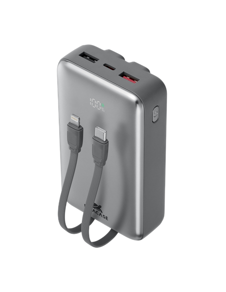 Acumulator extern Rivacase VA2612, 20000mAh, Argintiu